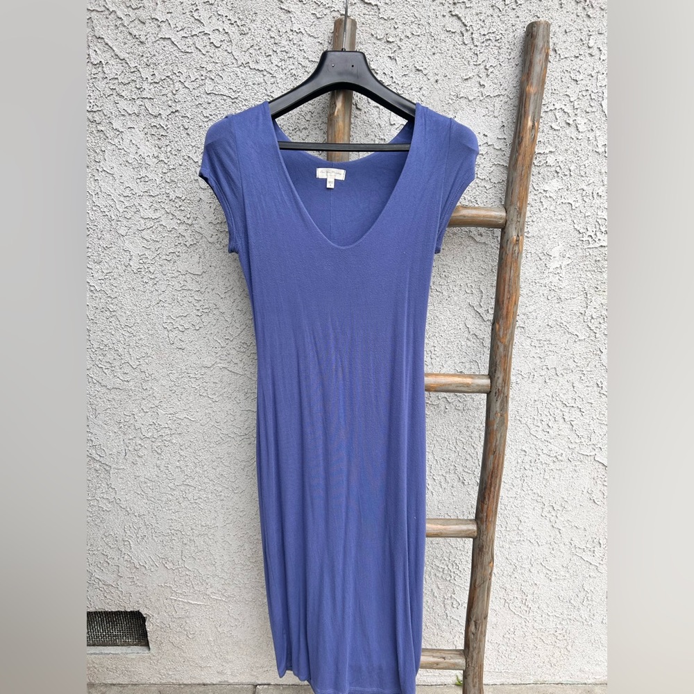 STONE BLUE SEE YOU MONDAY DRESS